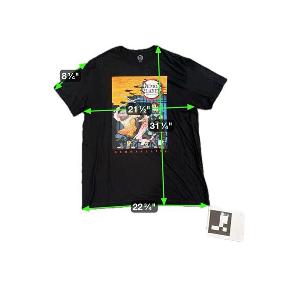 Demon Slayer Anime Characters Graphic Print Short Sleeve Tee T-Shirt Mens XL - Picture 2 of 7